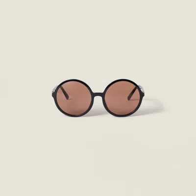 Miu Miu Miu Regard Sunglasses In Black