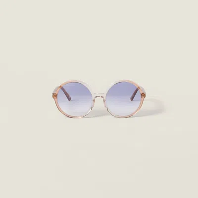 Miu Miu Miu Regard Sunglasses In Blue