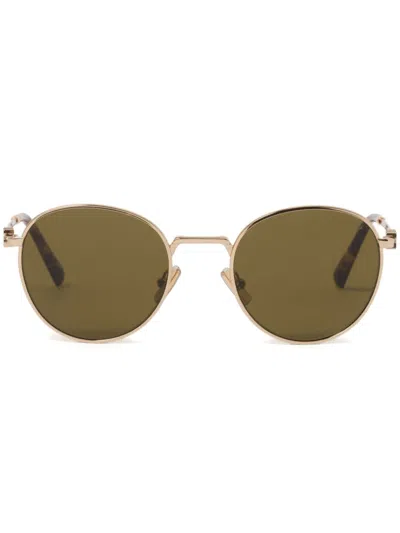 Miu Miu Miu Regard Sunglasses In Gold