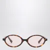 Miu Miu Miu Regard Sunglasses In Honey Havana Colour Women In Brown
