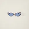 Miu Miu Miu Regard Sunglasses In Indigo Lenses