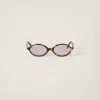 Miu Miu Women's Miu Mu 04zs Vau50d Sunglasses In Purple