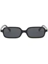 Miu Miu Dark Grey Pilot Ladies Sunglasses Mu 11zsf 16k5s0 52 In Black
