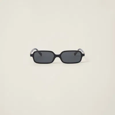 Miu Miu Miu Regard Sunglasses In Slate Gray Lenses
