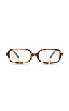 Miu Miu Regard Rectangular Sunglasses In Brown