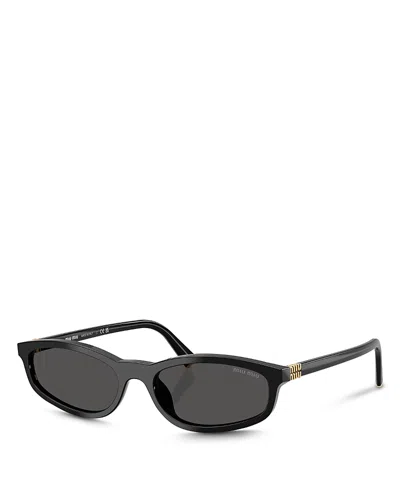 Miu Miu 0mu A06s 16k08z Nero Sunglasses In Black