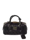 Miu Miu Arcadie Bag In Quilted Nappa In Black