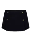 Miu Miu Miumiu Women Tweed Miniskirt In Blue