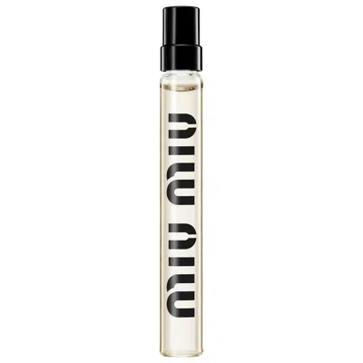 Miu Miu Miutine Eau De Parfum With Strawberry & Vanilla Travel Spray .33 Oz/30 ml Eau De Parfum Spray