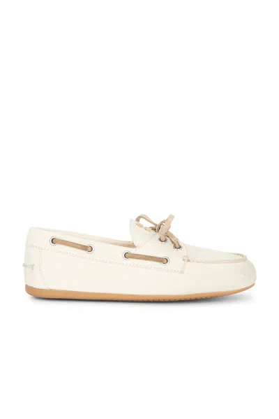 Miu Miu Moccasin In White