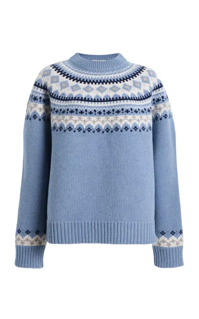 MIU MIU MIU MIU FAIRISLE WOOL SWEATER