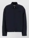 Miu Miu Mohair Blend Jacket Collared Design In Blue