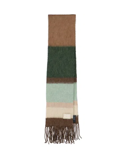 MIU MIU MOHAIR BLEND SCARF