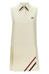 Miu Miu Mini Mohair Canvas Dress In