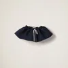 Miu Miu Mohair Miniskirt In Navy