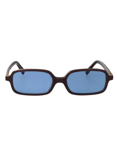 Miu Miu Moka Acetate Sunglasses In Red
