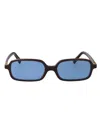 Miu Miu Rectangular-frame Acetate Sunglasses In Purple