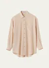 Miu Miu Monogram Print Button-front Shirt In F0627 Albino