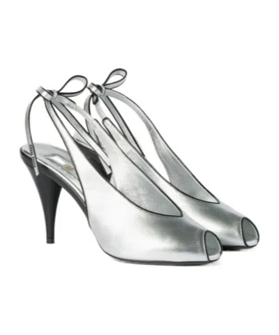 MIU MIU MIU MIU HIGH-HEELED SLINGBACK SANDALS