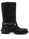 Miu Miu Moto Stiefel In Black