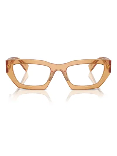 Miu Miu Mu 03xv Medlar Transparent In Brown