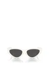 MIU MIU MU 03ZS WHITE SUNGLASSES