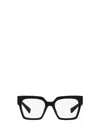 Miu Miu Mu 04uv Square-frame Acetate Glasses In Black