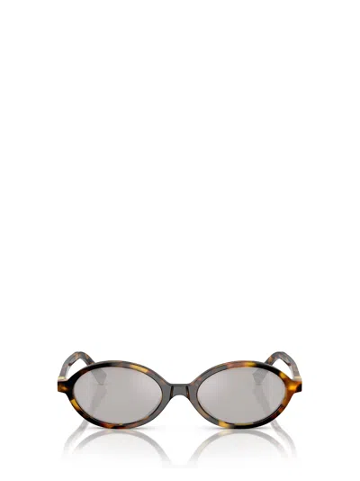 Miu Miu Miu Regard Sunglasses In Honey Havana Colour Women In Brown