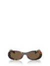 Miu Miu Mu 06zs Havana Sunglasses In Havana