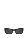 Miu Miu Mu 09ws Rectangle-frame Acetate Sunglasses In Black