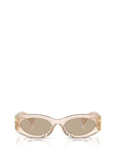 Miu Miu Mu 11ws Sand Transparent Sunglasses