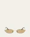 Miu Miu Mu A54s Metal Oval Sunglasses