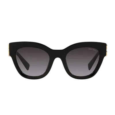 Miu Miu Mu01 Ys Sunglasses In Black