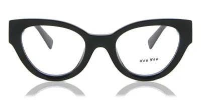 Miu Miu Mu01vv Women's Glasses, Black, Size 52