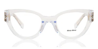 Miu Miu Mu01vv Women's Glasses, Clear, Size 52 In Transparent