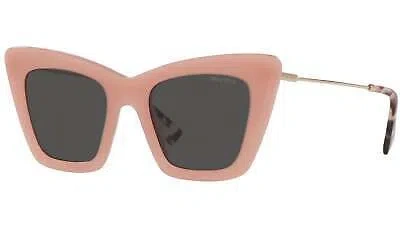 Pre-owned Miu Miu Mu01ws-06x550-50 Pink Sunglasses