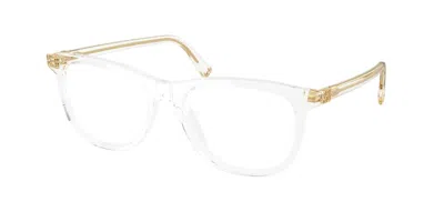 Miu Miu Mu01wvf Asian Fit Women's Glasses, Clear, Size 54 In Transparent