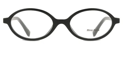 Miu Miu Mu01xv Women's Glasses, Black, Size 50