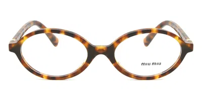 Miu Miu Mu01xv Women's Glasses, Tortoiseshell, Size 50