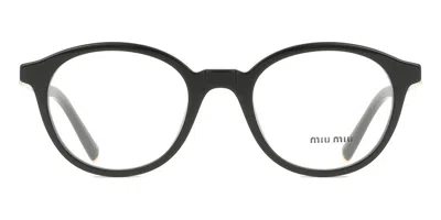 Miu Miu Mu02wv Women's Glasses, Black, Size 48 In Pattern