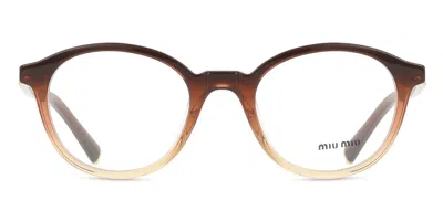 Miu Miu Mu02wv Women's Glasses, Brown, Size 50 In Purple