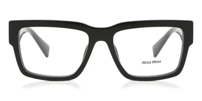 Miu Miu Mu02xv Women's Glasses, Black, Size 52