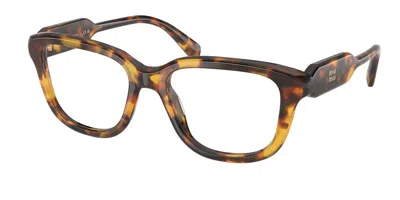 Miu Miu Mu02zv 14l1o1 Women's Glasses Tortoiseshell Size 51 - Free Lenses - Blue Light Block Available In Burgundy