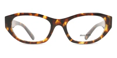 Miu Miu Mu03wv Women's Glasses, Tortoiseshell, Size 53 In Orange