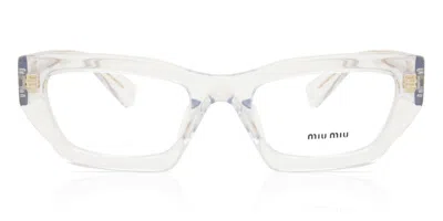 Miu Miu Mu03xv Women's Glasses, Clear, Size 53 In Transparent