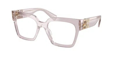 Miu Miu Mu04uv 12w1o1 Occhiali Da Vista Per Donna (solo Montatura) In Purple