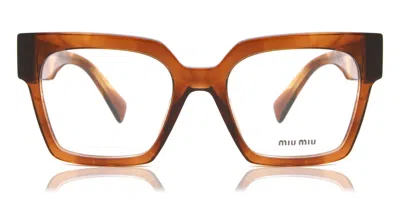 Miu Miu Mu04uv Women's Glasses, Brown, Size 52
