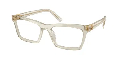 Miu Miu Mu04wv Women's Glasses, Clear, Size 55 In Pattern