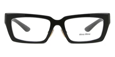 Miu Miu Mu04xvf Asian Fit Women's Glasses, Black, Size 54