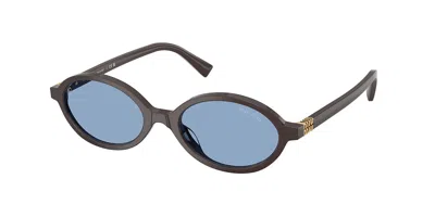 Miu Miu Mu04zs 22c60o Occhiali Da Sole Marroni Per Donna In Brown